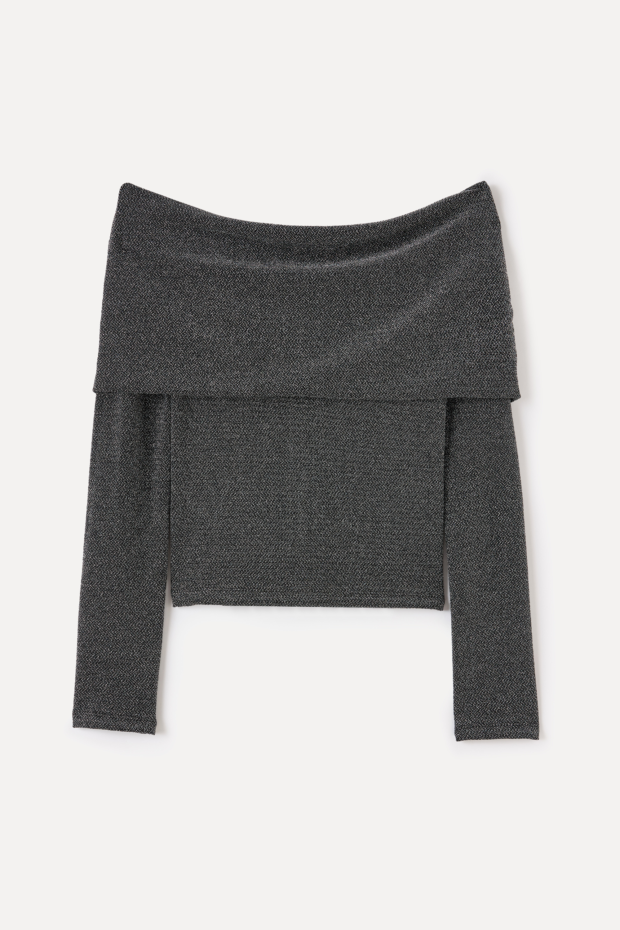 KAYIK YAKA FITTED UZUN KOLLU BLUZ