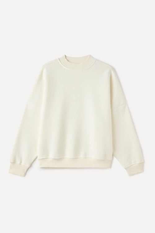 BİSİKLET YAKA OVERSIZE SWEATSHIRT