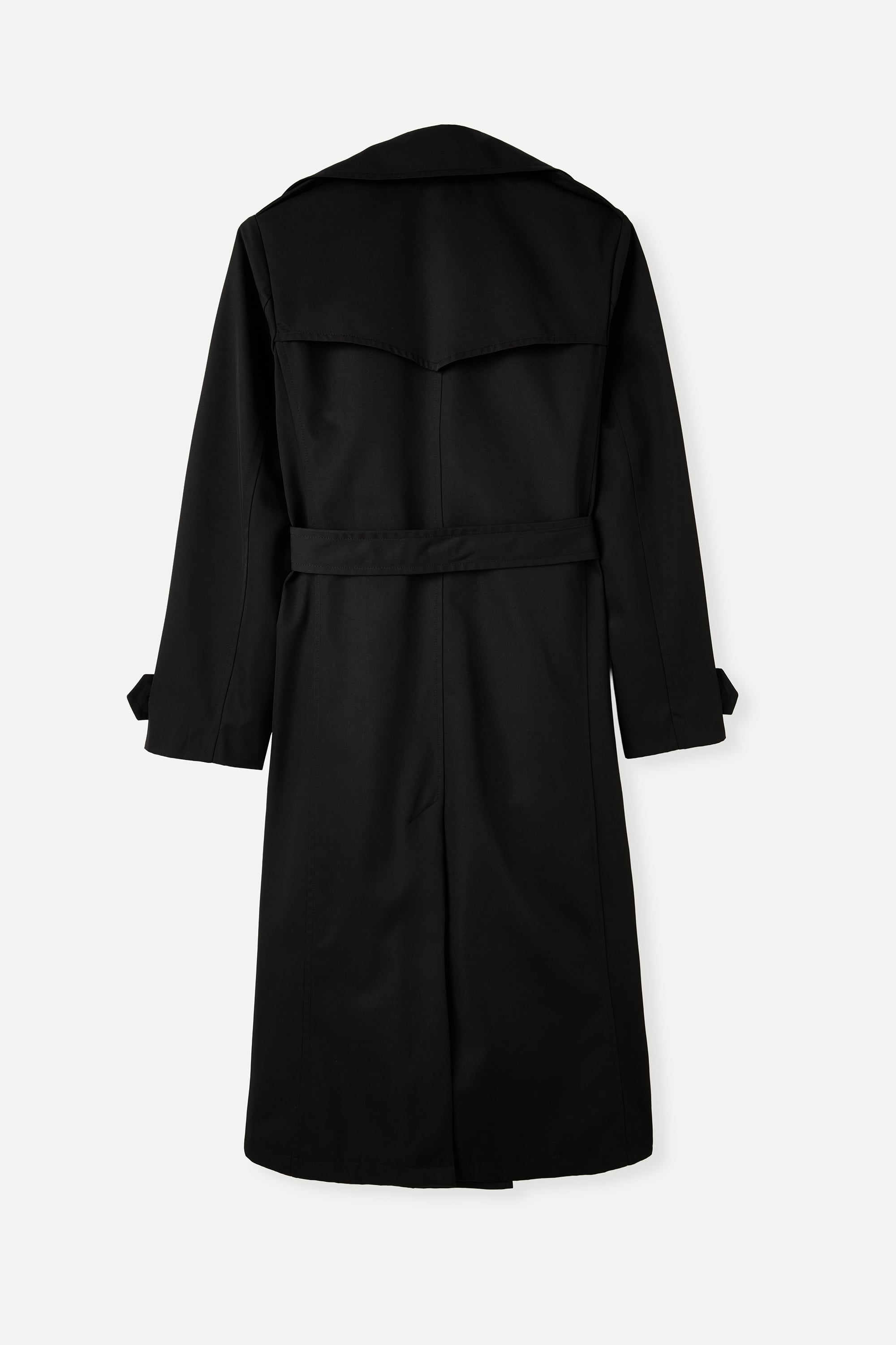 LOOSE FIT KEMERLİ UZUN TRENÇKOT