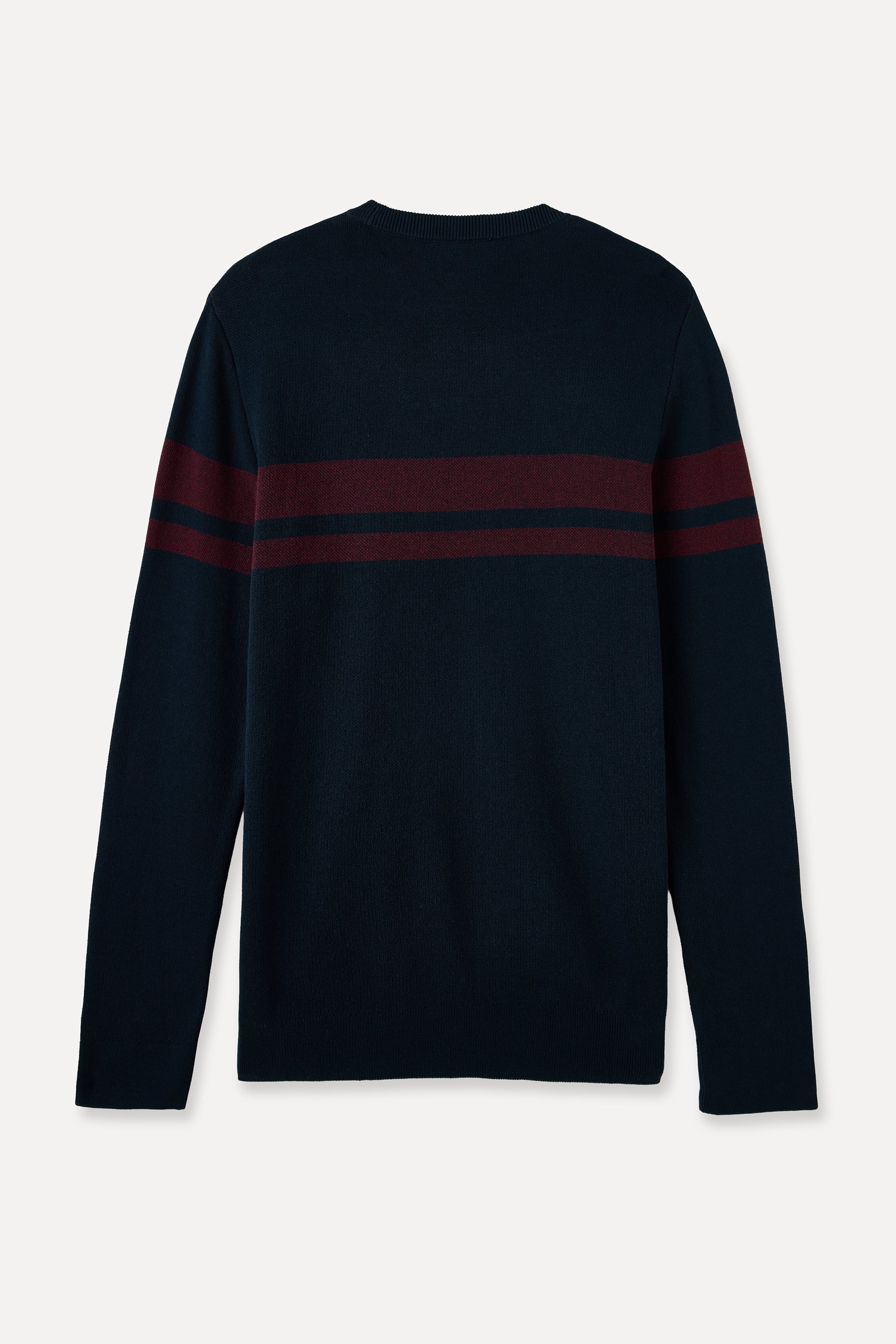 RENK BLOKLU BİSİKLET YAKA KAZAK