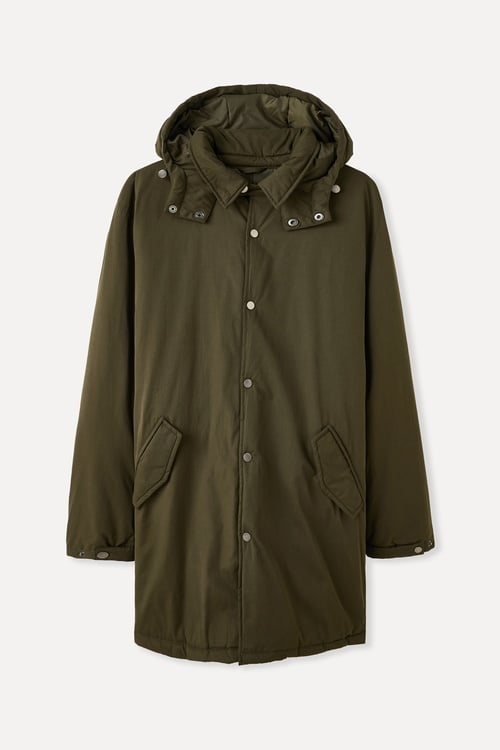 KAPÜŞONLU UZUN PARKA