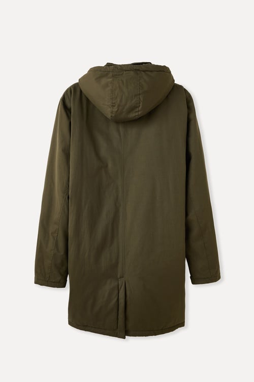 KAPÜŞONLU UZUN PARKA