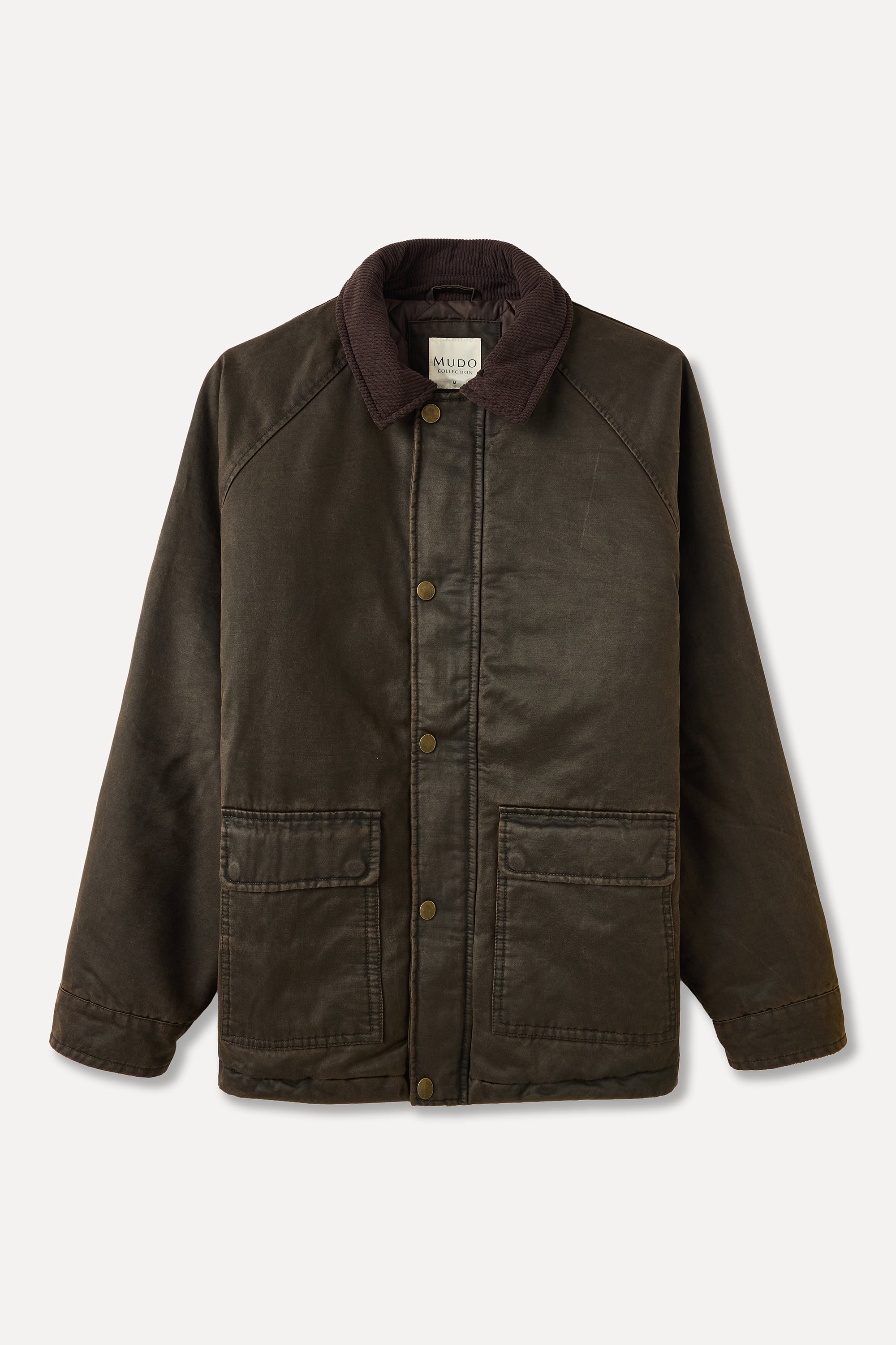 KADİFE YAKA MUMLU MONT