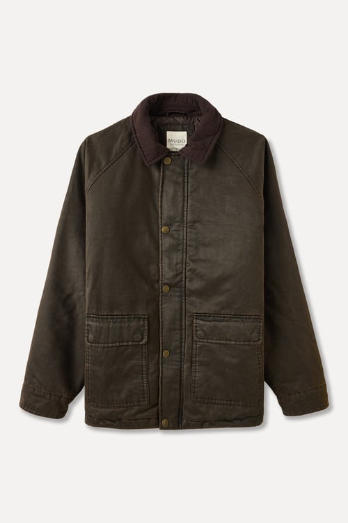  KADİFE YAKA MUMLU MONT