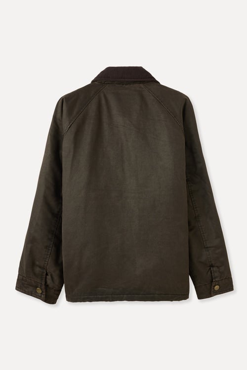  KADİFE YAKA MUMLU MONT