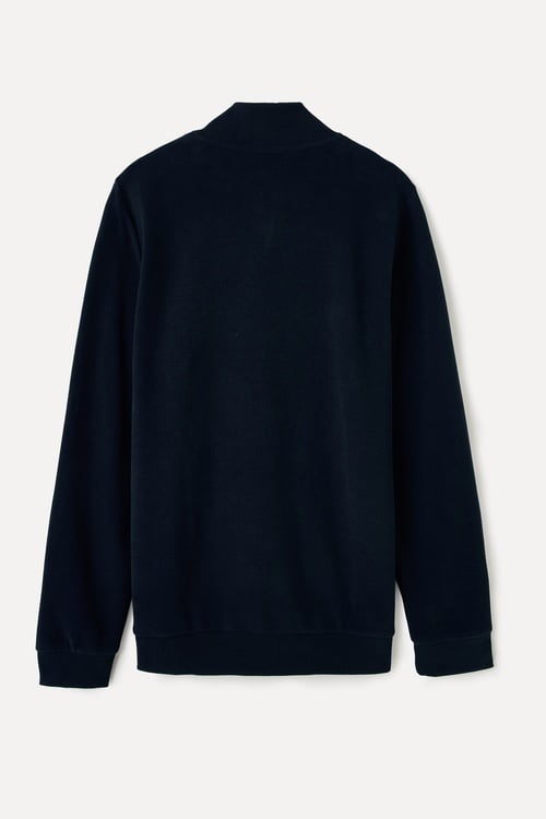  DÜĞMELİ DİK YAKA SWEATSHIRT