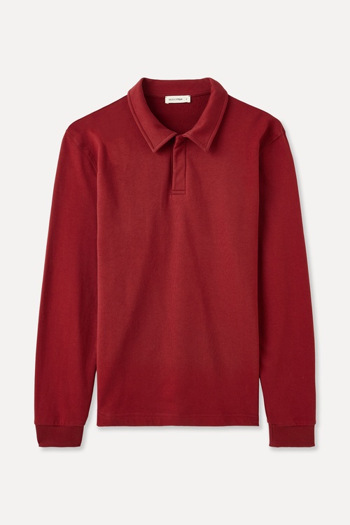  LOOSE FIT DÜĞMELİ DİK YAKA SWEATSHIRT