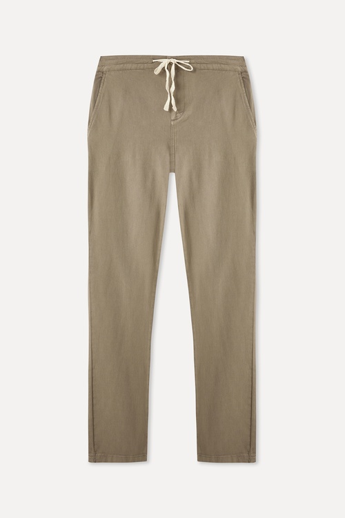 STRAIGHT FIT BELİ LASTİKLİ PANTOLON