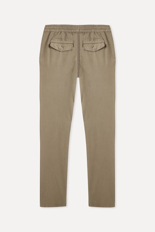 STRAIGHT FIT BELİ LASTİKLİ PANTOLON