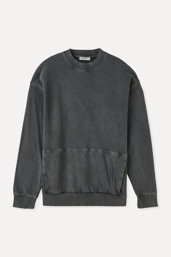 KANGURU CEPLİ OVERSIZE SWEATSHIRT