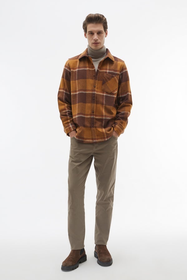 EKOSELİ TEK CEPLİ GÖMLEK CEKET