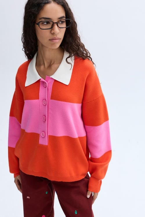 NAKIŞLI WIDE LEG PANTOLON