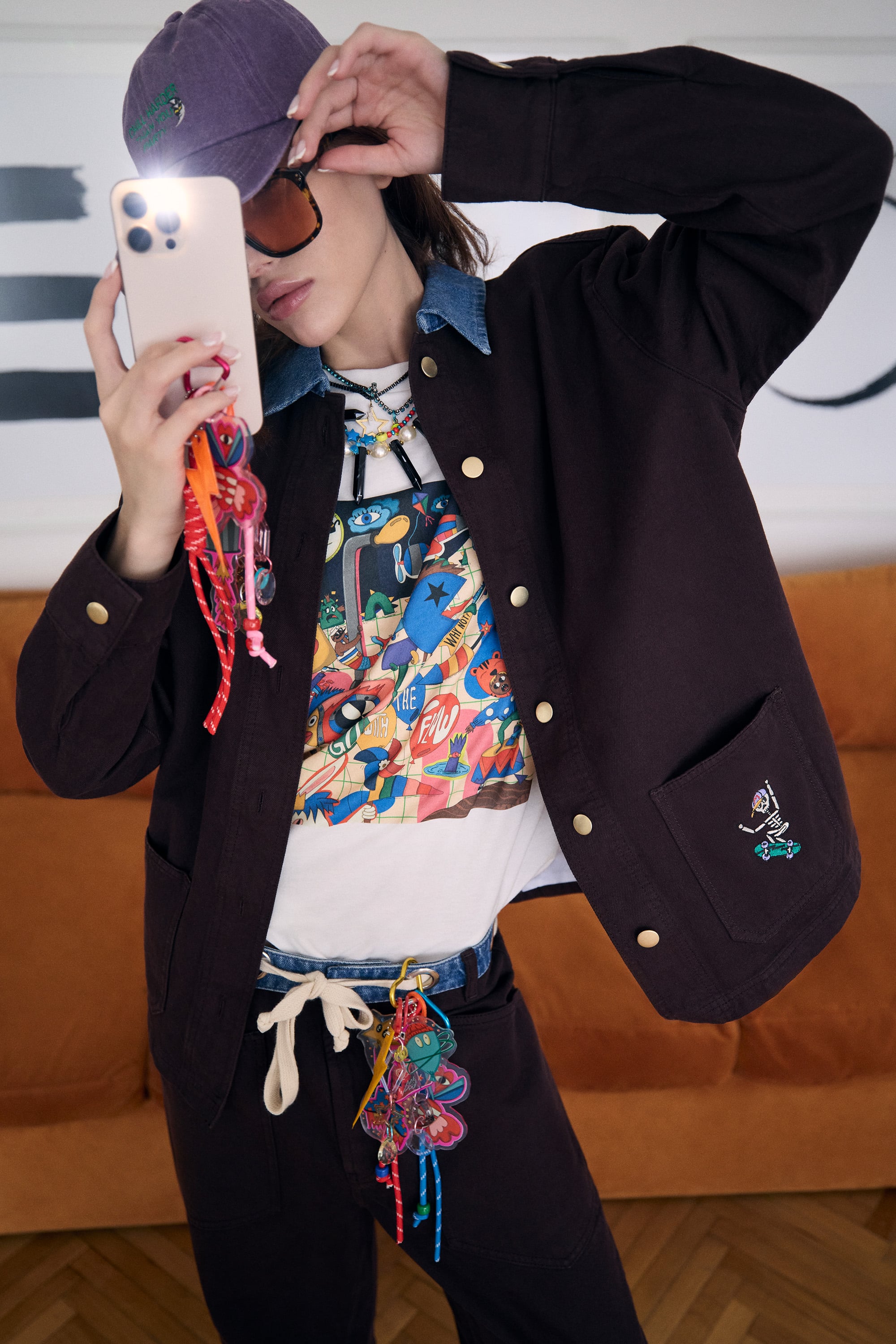 RENK BLOKLU BAĞLAMA DETAYLI PANTOLON