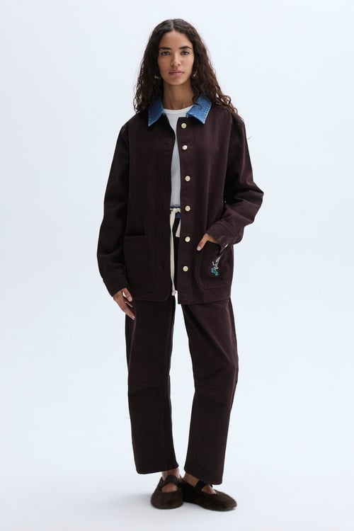  LOOSE FIT NAKIŞLI CASUAL CEKET