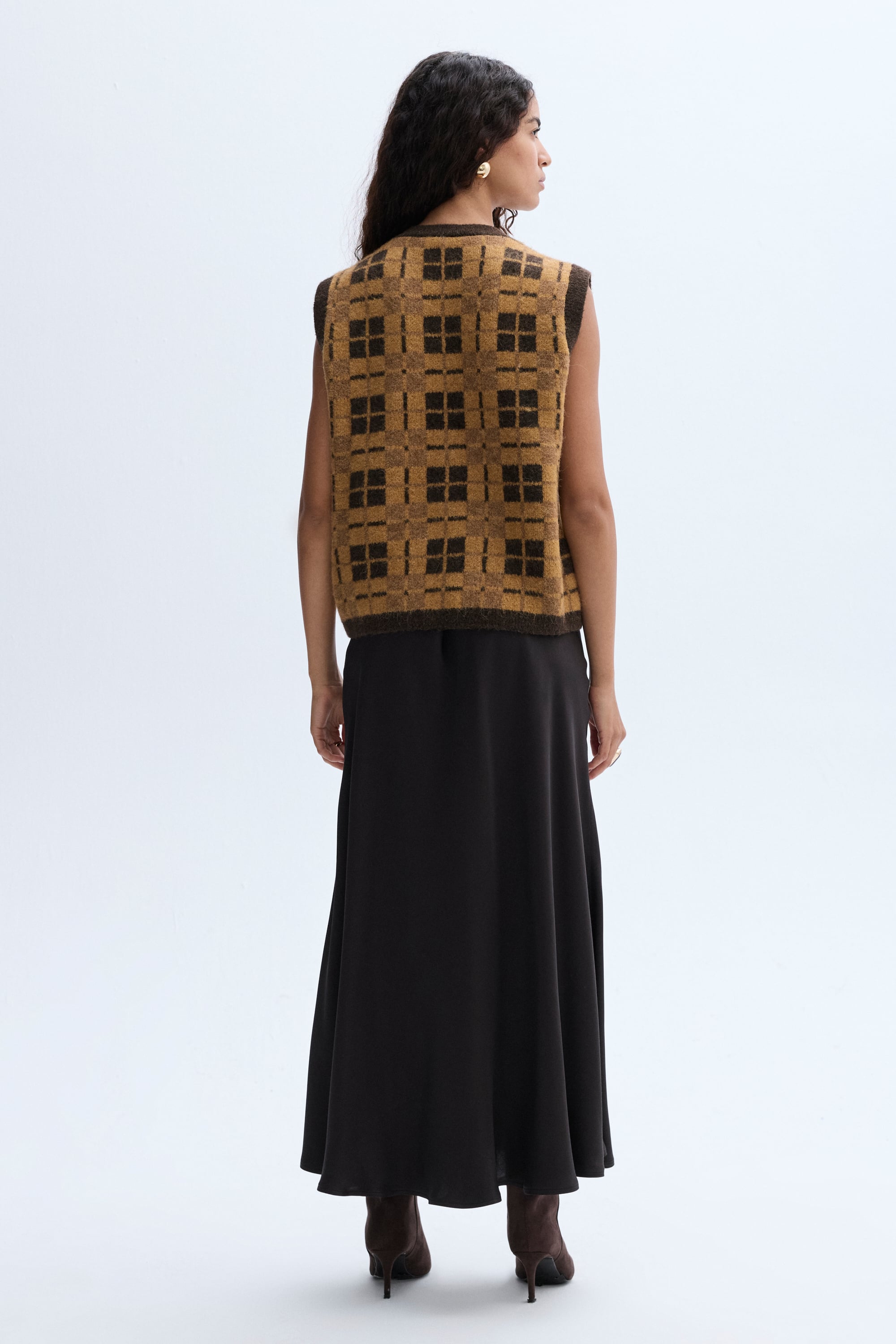 DESENLİ BİSİKLET YAKA YELEK