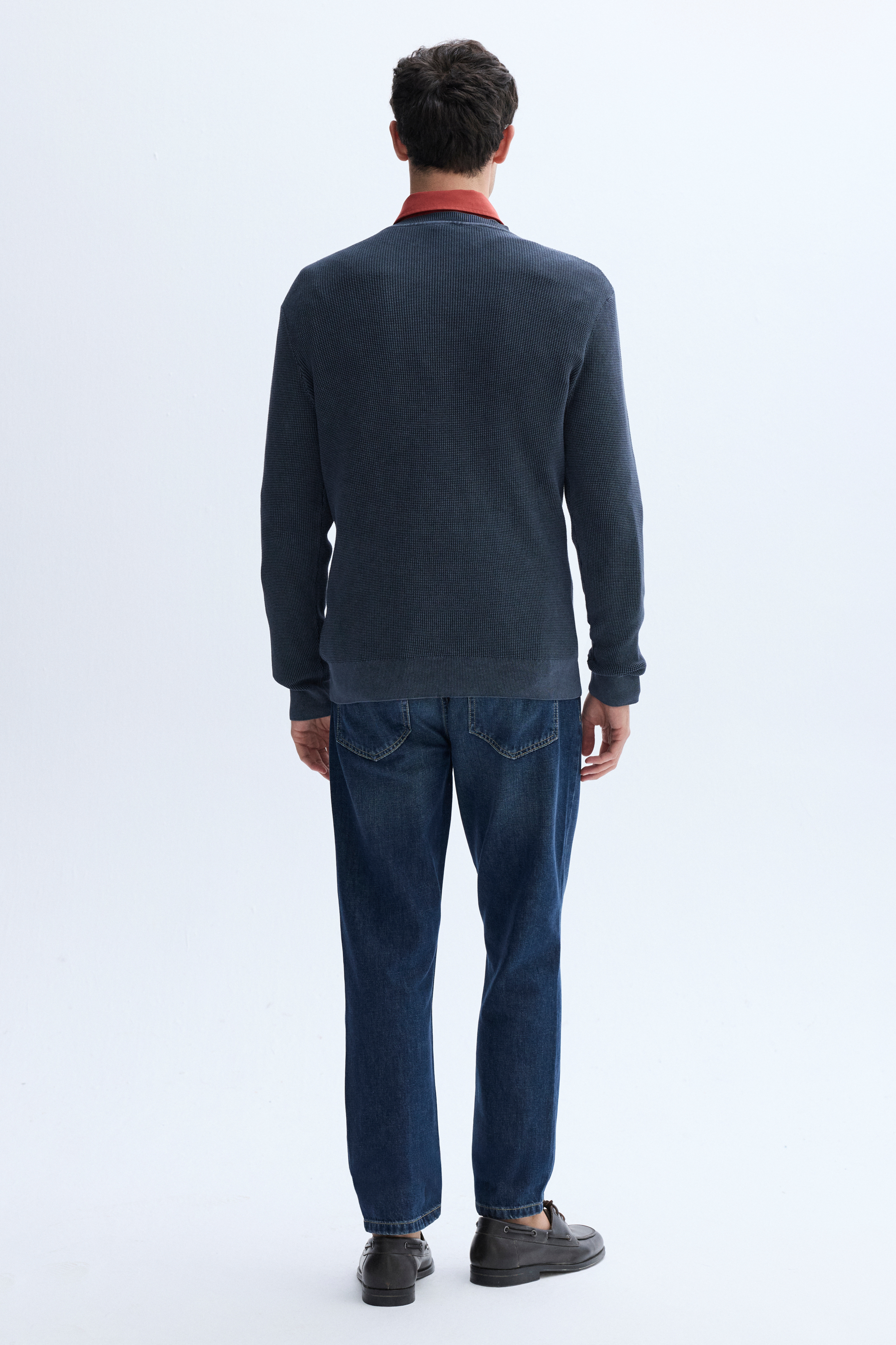 BİSİKLET YAKA KAZAK