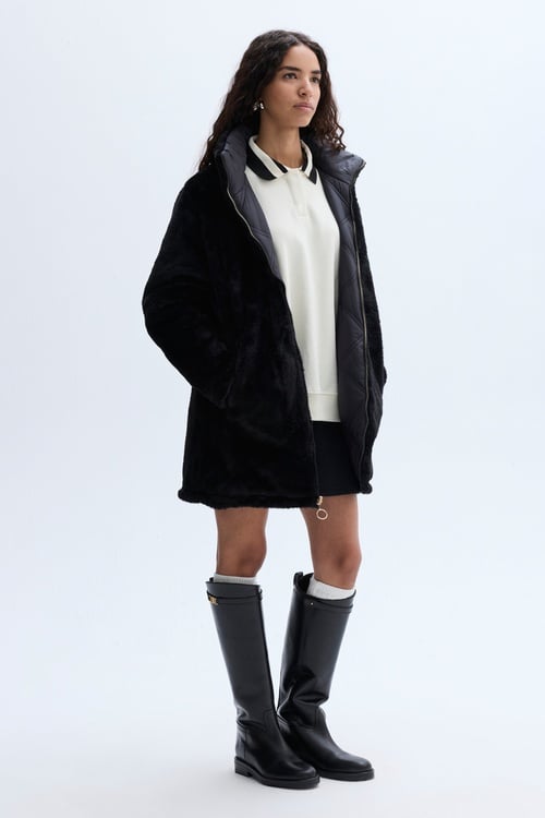  KAPİTONELİ ÇİFT TARAFLI PUFFER MONT