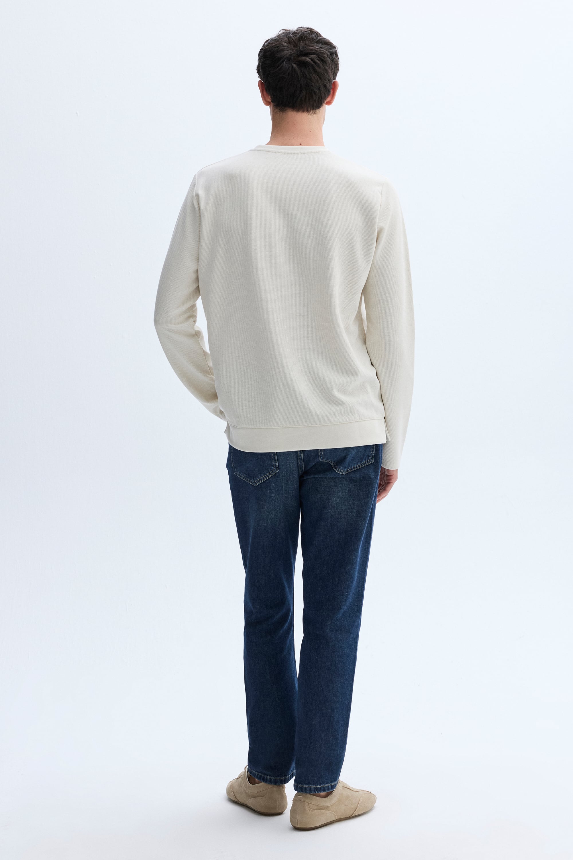 BİSİKLET YAKA SWEATSHIRT