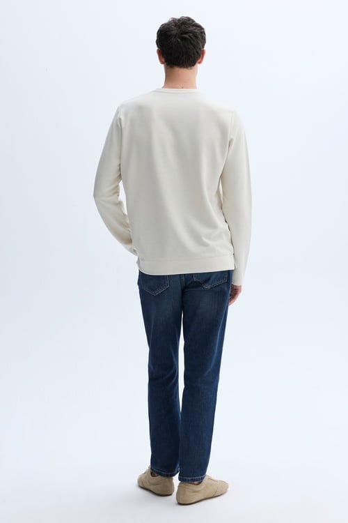 BİSİKLET YAKA SWEATSHIRT