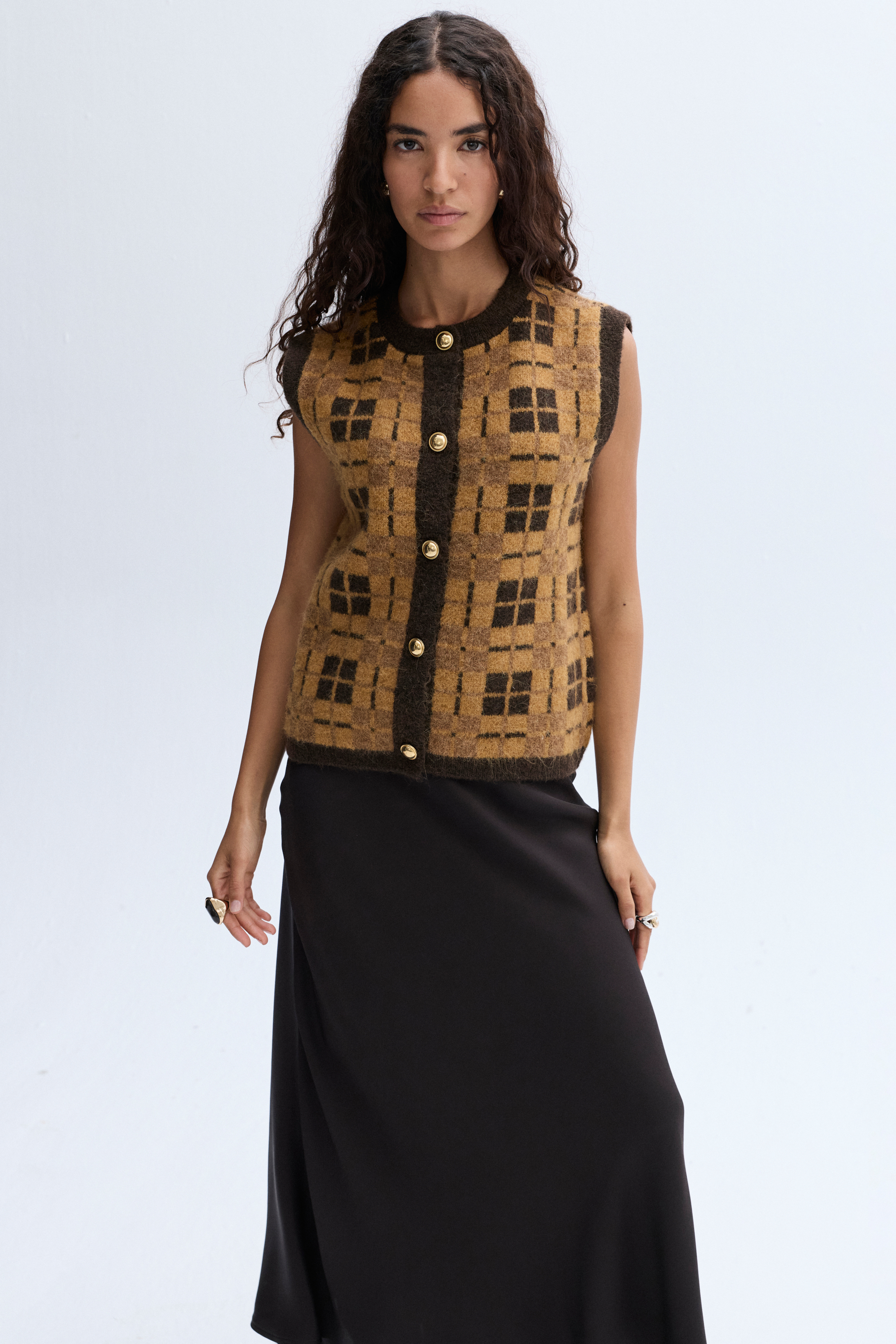 DESENLİ BİSİKLET YAKA YELEK