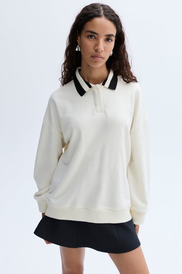POLO YAKA SWEATSHIRT