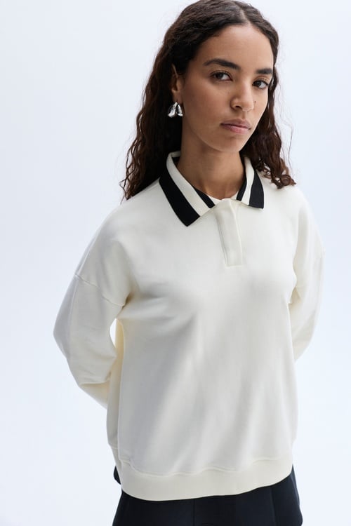 POLO YAKA SWEATSHIRT