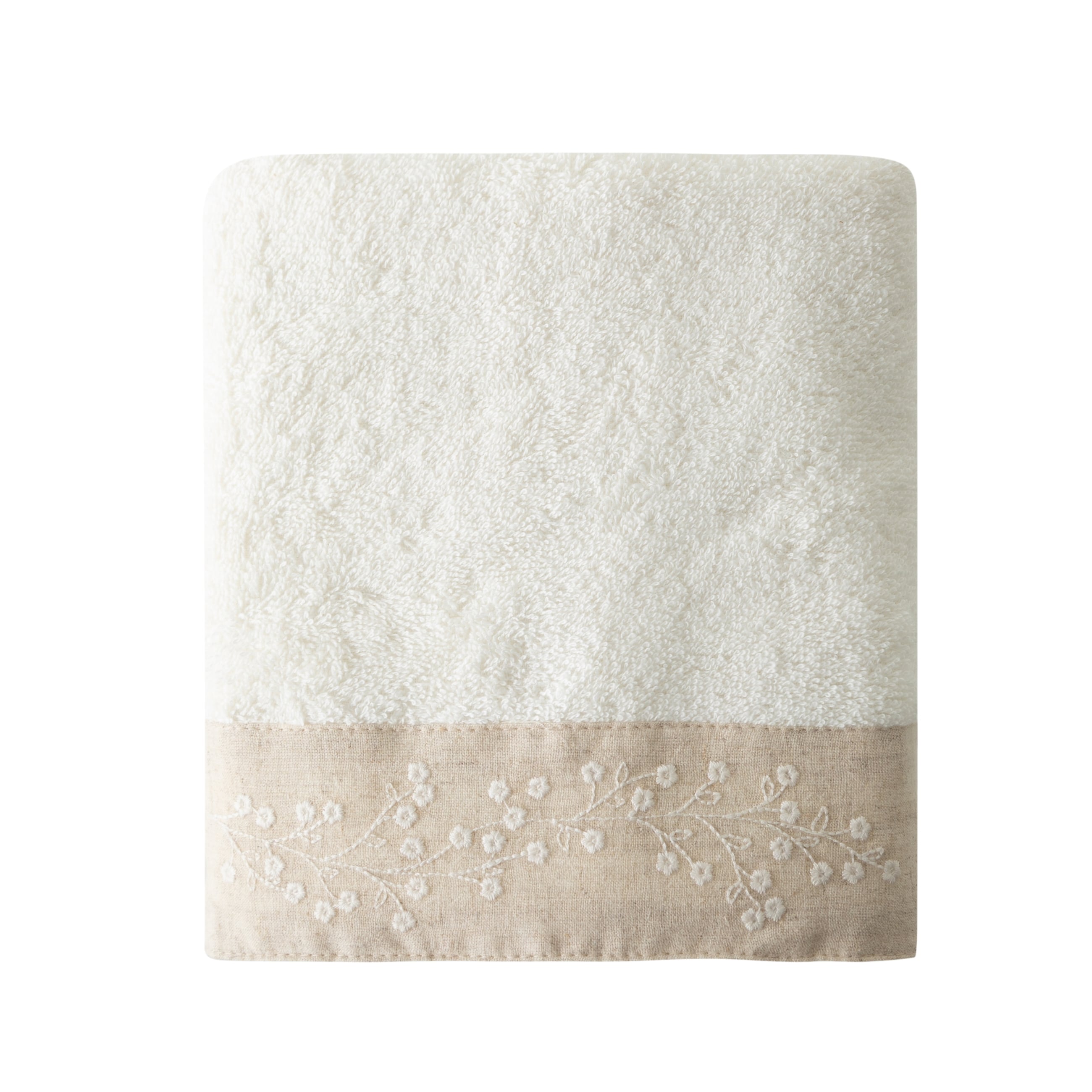 LAIA KREM YÜZ HAVLUSU 50X80