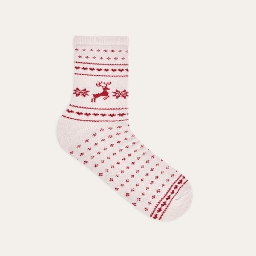 DESENLİ İKİLİ SOKET ÇORAP