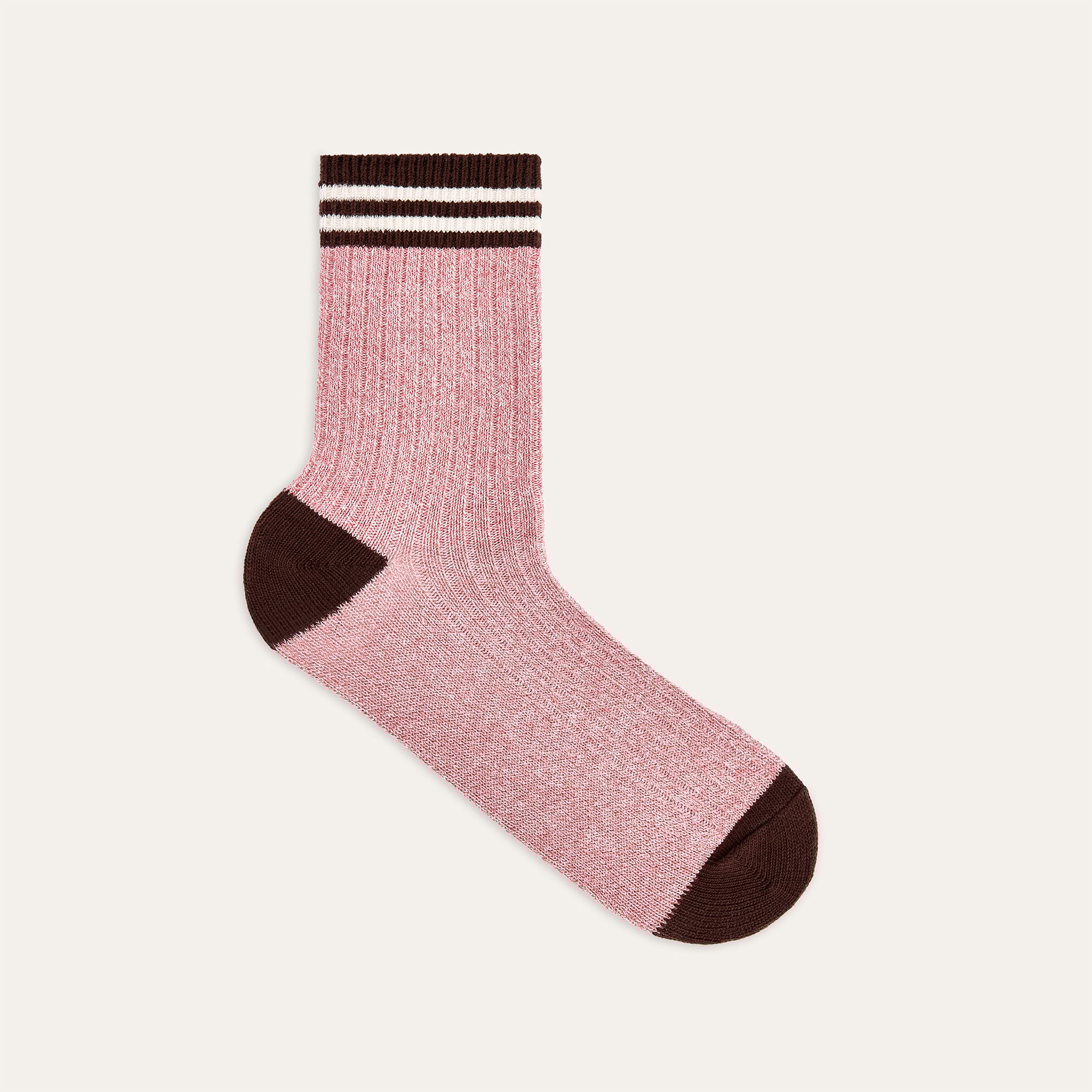 ÇİZGİ DETAYLI SOKET ÇORAP