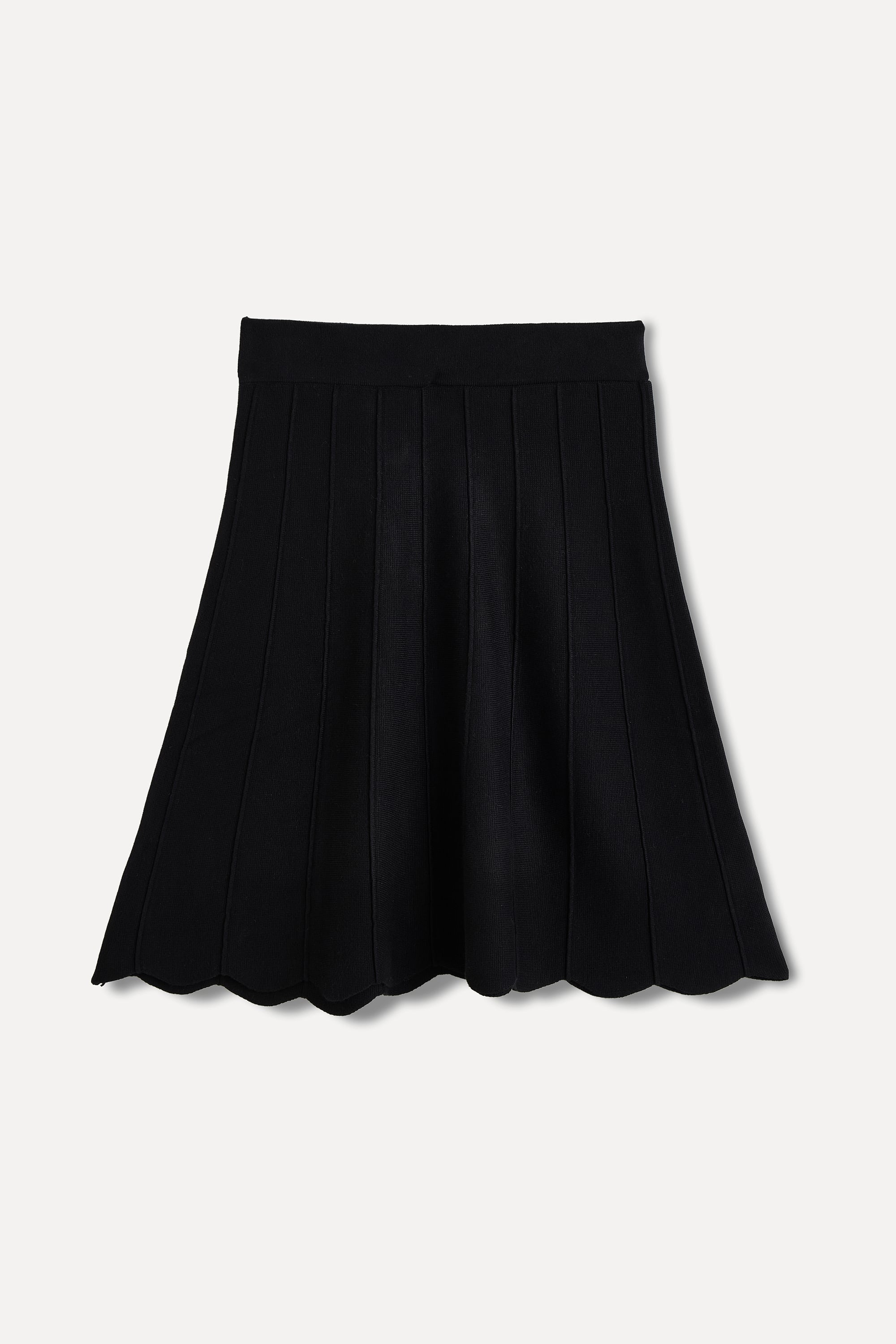 NERVÜR DİKİŞ DETAYLI MİNİ ETEK