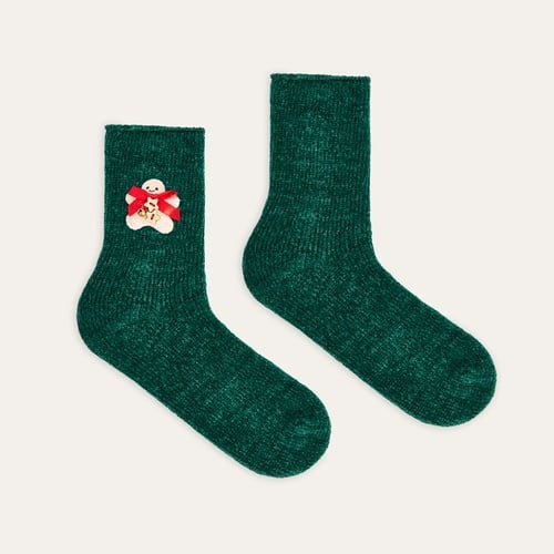 NAKIŞLI SOKET ÇORAP