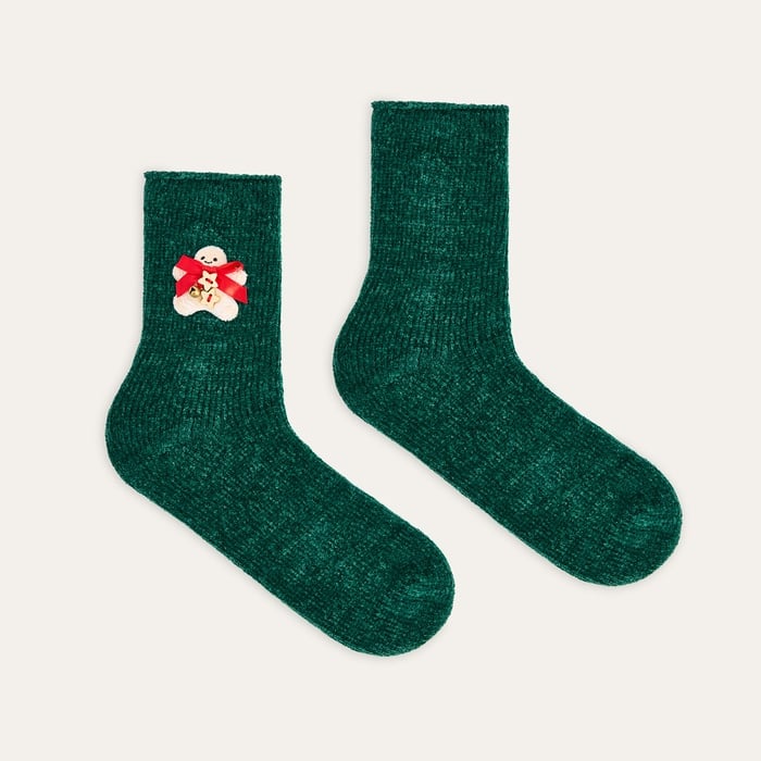 NAKIŞLI SOKET ÇORAP