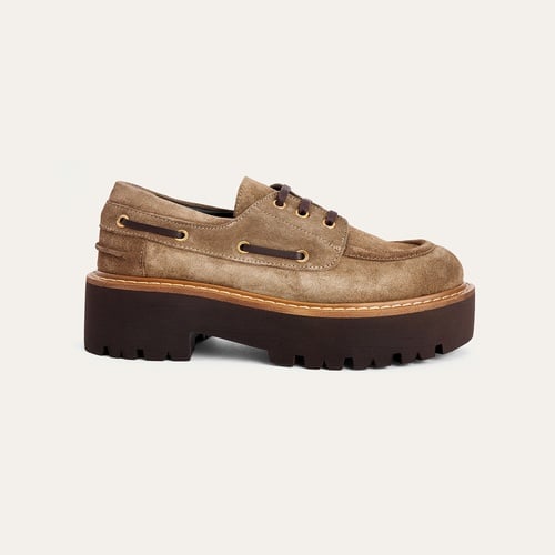 SÜET DOKULU HAKİKİ DERİ LOAFER AYAKKABI