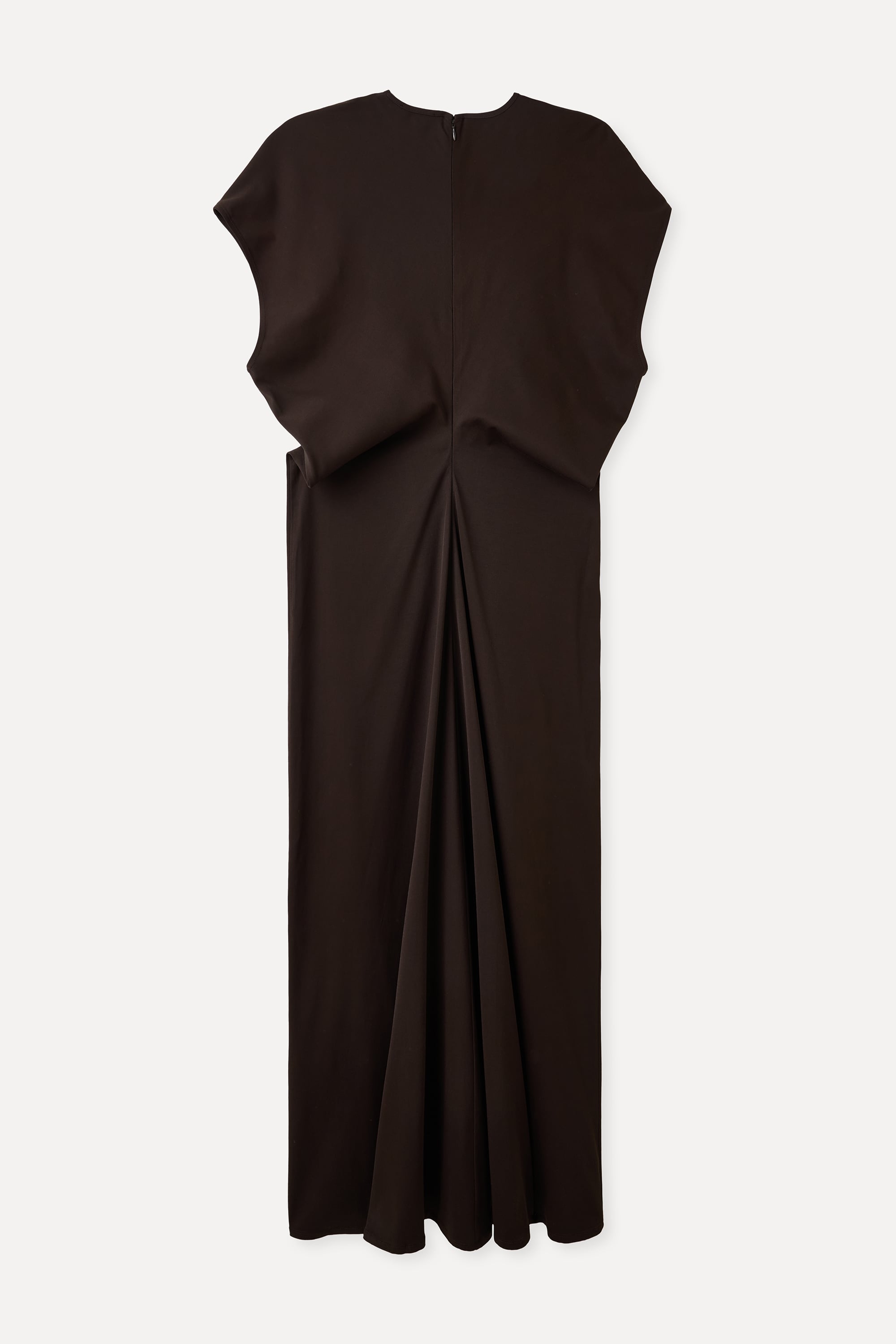 PİLE DETAYLI KOLSUZ MİDİ ELBİSE