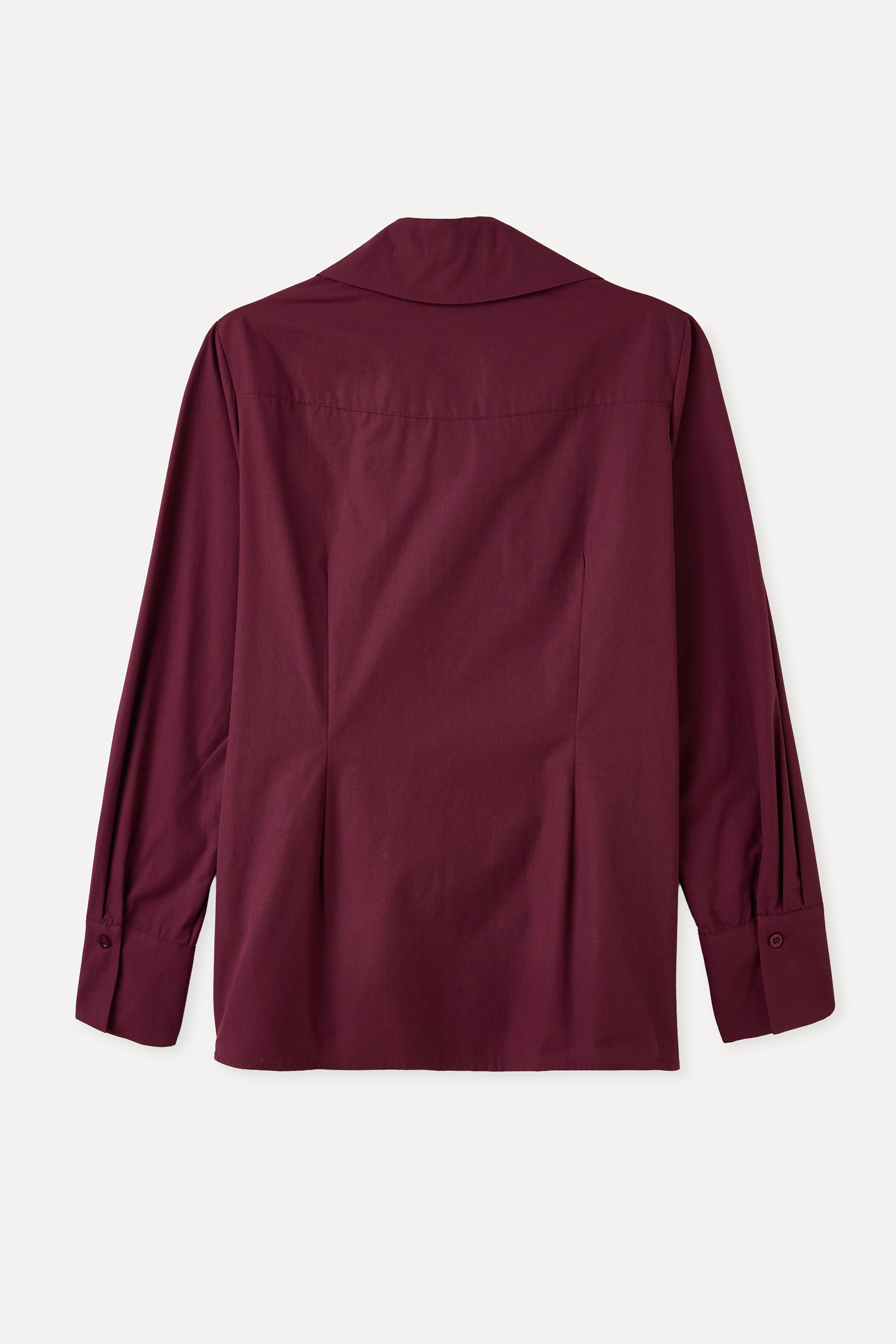 KRUVAZE BAĞLAMA DETAYLI GÖMLEK