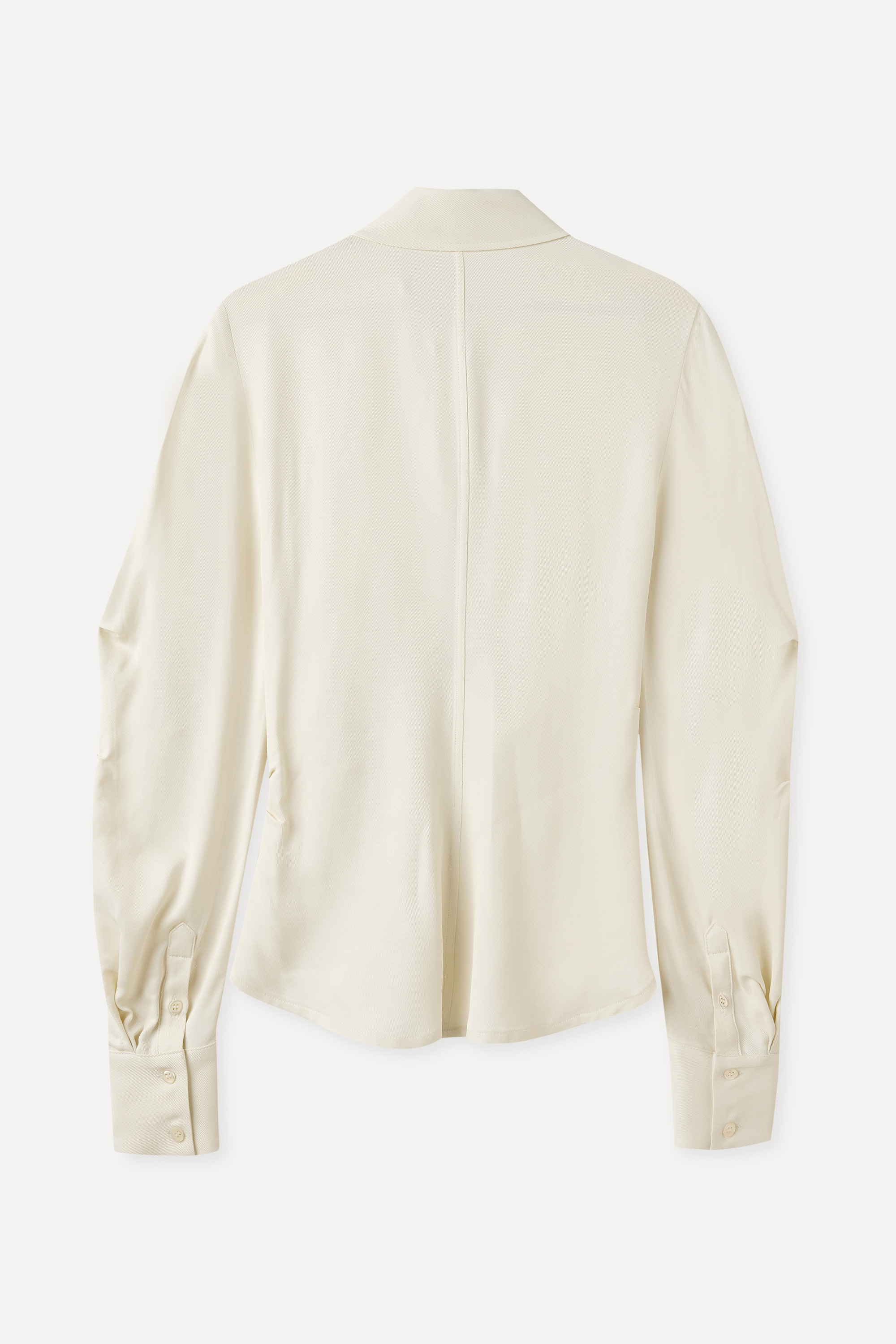 DRAPELİ UZUN KOLLU GÖMLEK