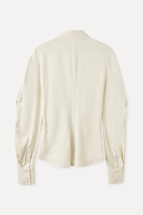  DRAPELİ UZUN KOLLU GÖMLEK