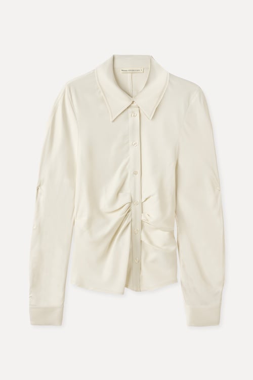  DRAPELİ UZUN KOLLU GÖMLEK