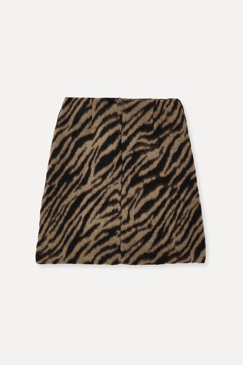  BASKILI DOKULU MİNİ ETEK