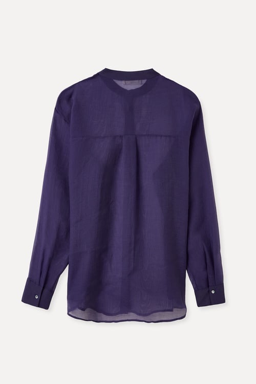 LİYOSEL KARIŞIMLI OVERSIZE GÖMLEK