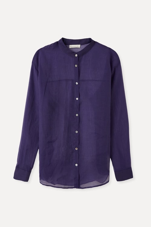 LİYOSEL KARIŞIMLI OVERSIZE GÖMLEK