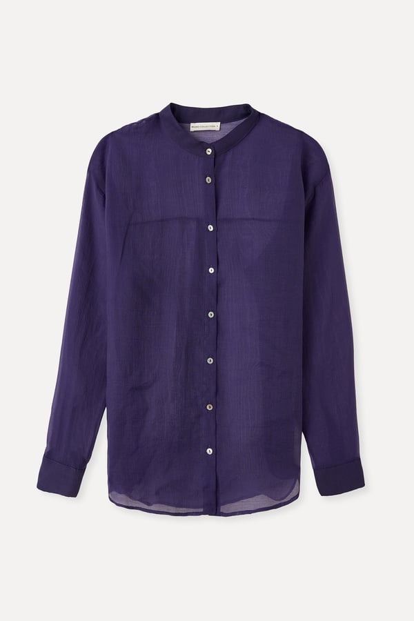 LİYOSEL KARIŞIMLI OVERSIZE GÖMLEK