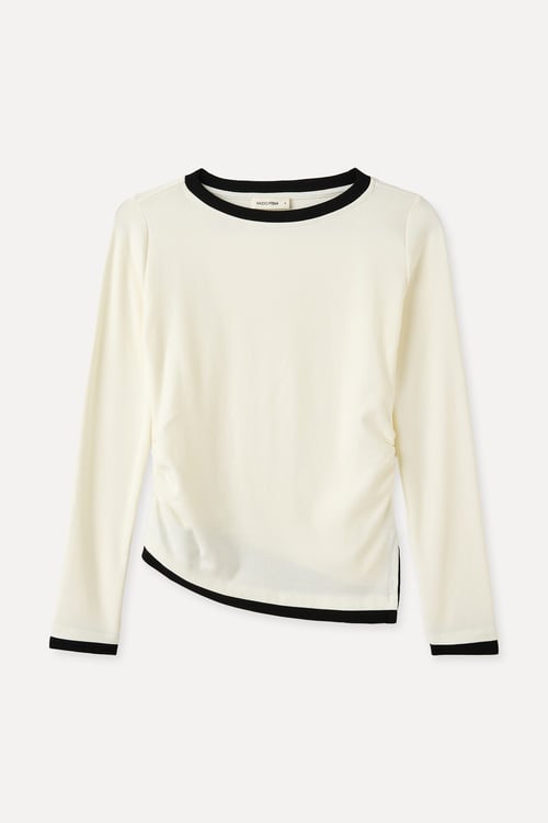 FITTED ASİMETRİK BLUZ