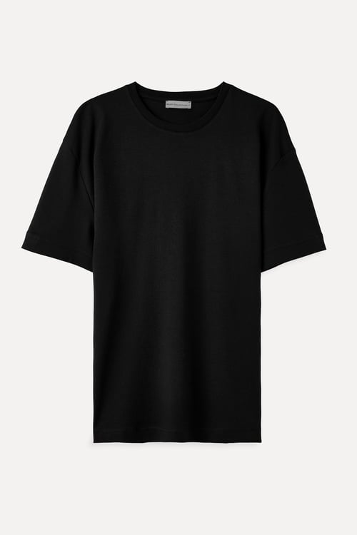 COMFORT FIT BİSİKLET YAKA T-SHIRT