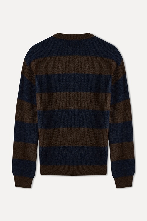  RENK BLOKLU BİSİKLET YAKA KAZAK