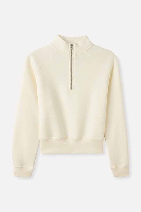 FERMUARLI POLO YAKA SWEATSHIRT