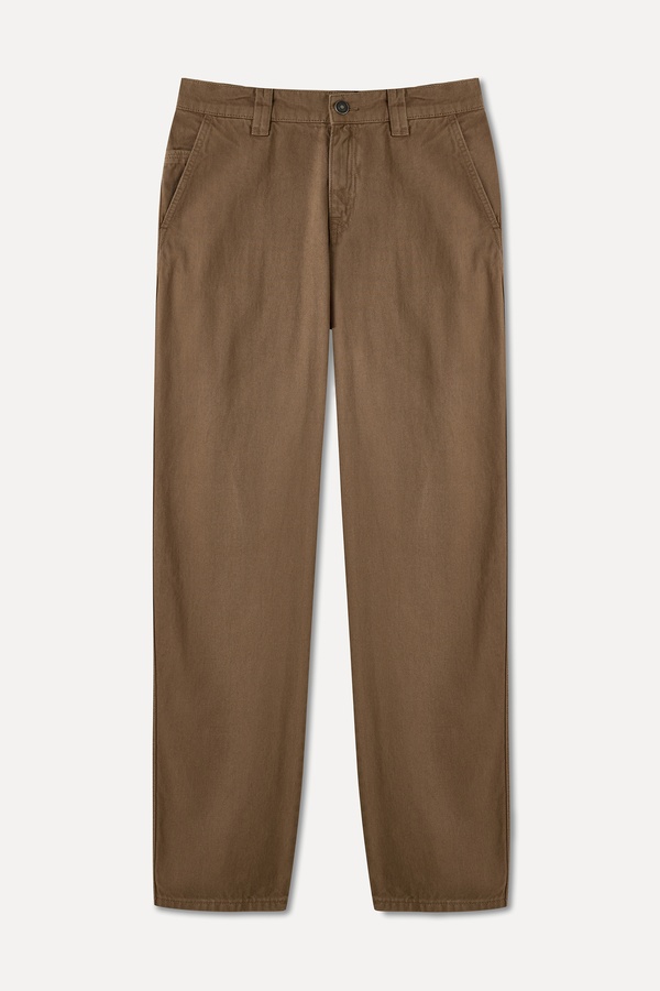 STRAIGHT FIT CHINO PANTOLON