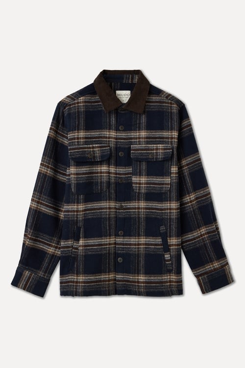 JAKARLI KADİFE YAKA GÖMLEK CEKET