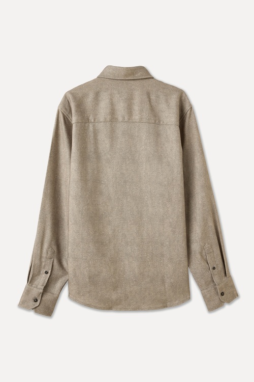  ÇİFT CEPLİ REGULAR FIT LİYOSEL UZUN KOLLU GÖMLEK