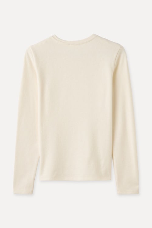 DÜĞME DETAYLI UZUN KOLLU BLUZ